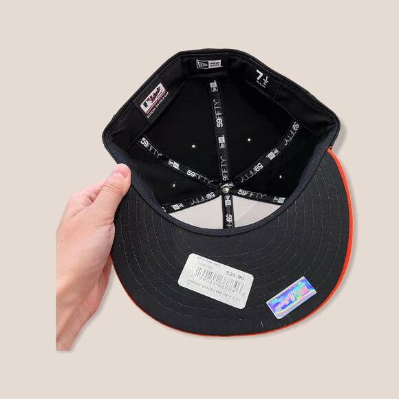 NWT Baltimore Orioles fitted hat. 7 1/2 - Picture 4 of 4